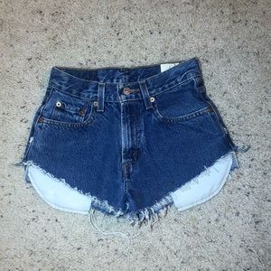 Levi’s Urban Renewal High Waisted Cutoff Shorts